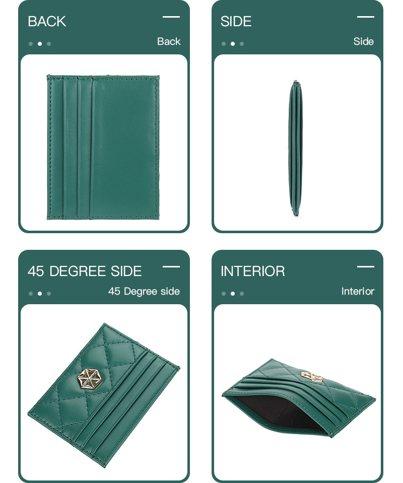 BOISEEN nuovo porta carte per donna versione coreana sottile porta carte d' identità multi-card in rilievo porta carte di credito mini porta carte di credito all'ingrosso_voghion.com