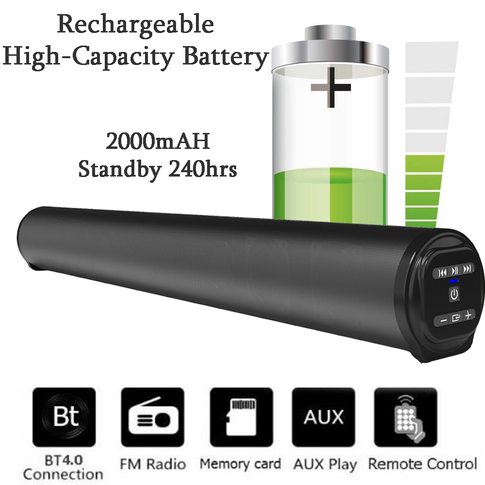 Wireless Bluetooth Sound bar Speaker System Super Power Sound Speaker Wired Wireless Surround Stereo Home Theater TV Projector_voghion.com