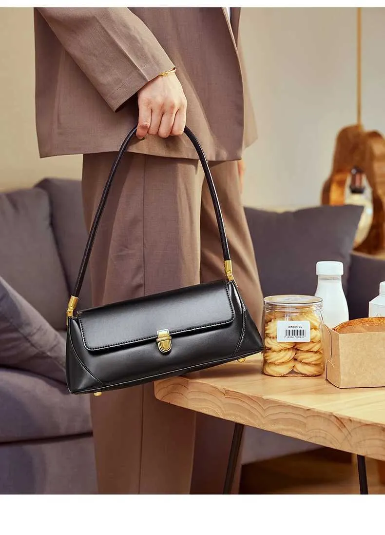 Toptrends Rindsleder Echtes Leder Unterarm Schulter Taschen Für Frauen 2024 Trend Designer Weibliche Tote Damen Handtaschen Und_voghion.com