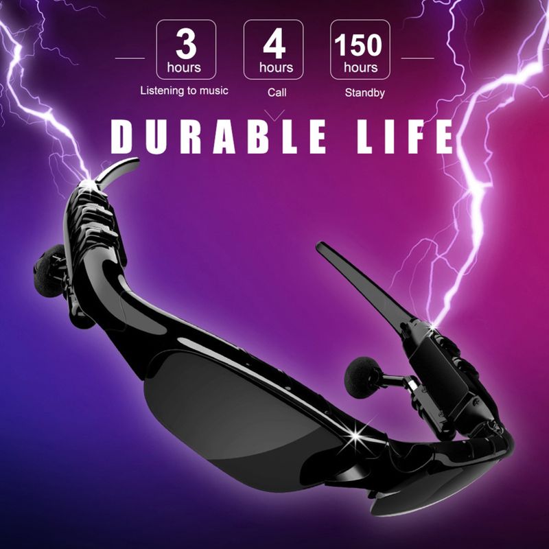 Smart Glasses High Fidelity UV Resistant Binaural Bluetooth-compatible5.0 Trendy Audio Sunglasses for Driving_voghion.com