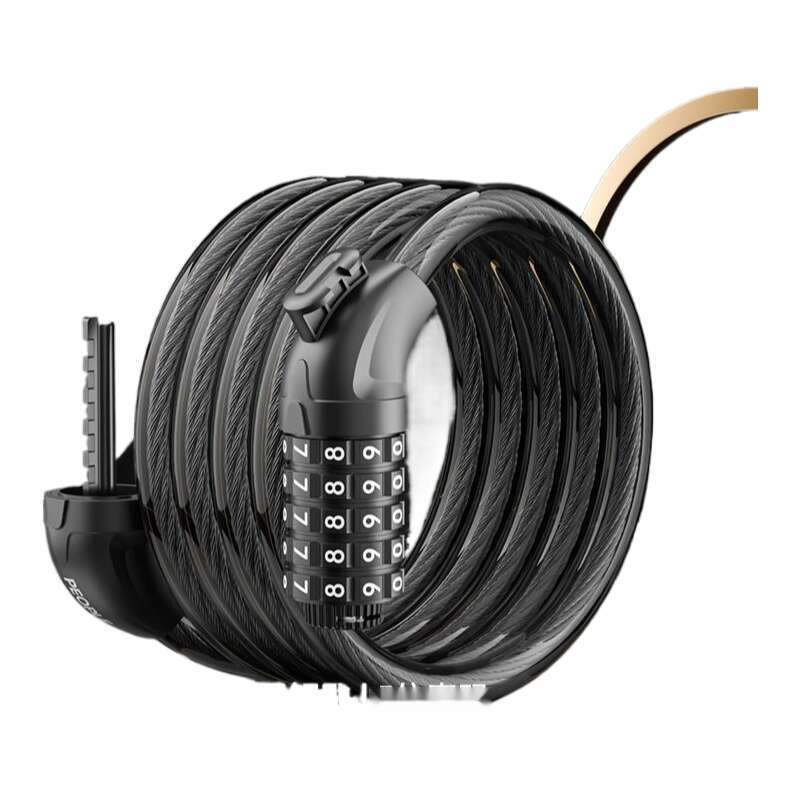 People's Bicycle Mountain Five Digit Password Anti Theft Lock Electric Bike Chain Steel Cable Thickened_voghion.com