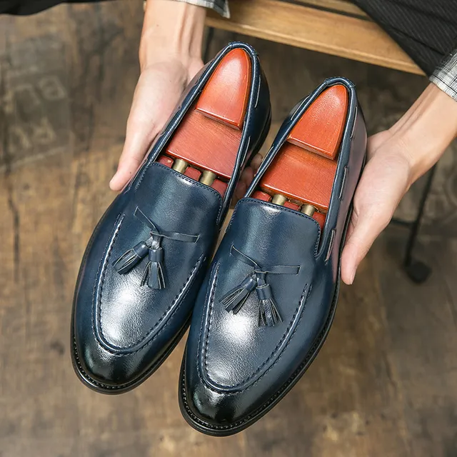 Klassische Herren Casual Loafers Driving Mokassin Mode Männlich Bequeme Herbst Leder Männer Lazy Quaste Abendschuhe_voghion.com