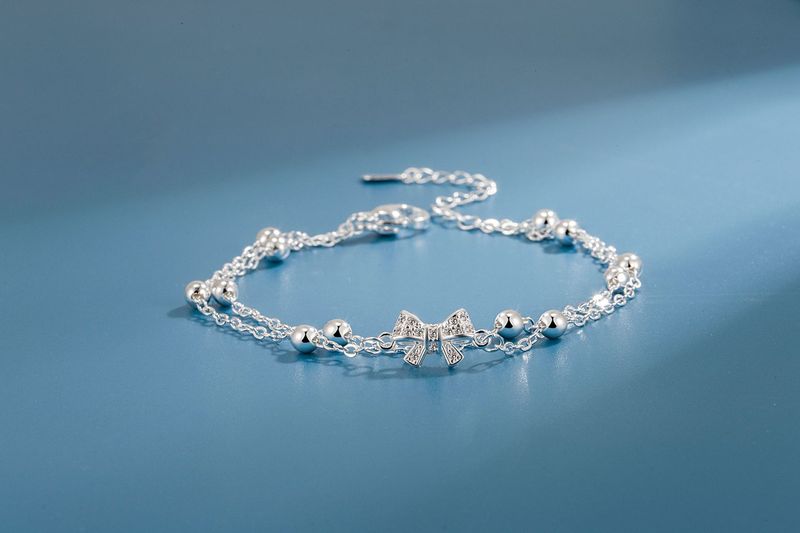 Prachtige armband met dubbele laag en strikontwerp, vriendschapsarmbanden met kralen, verstelbare, sterke sieraden voor vrouwen_voghion.com