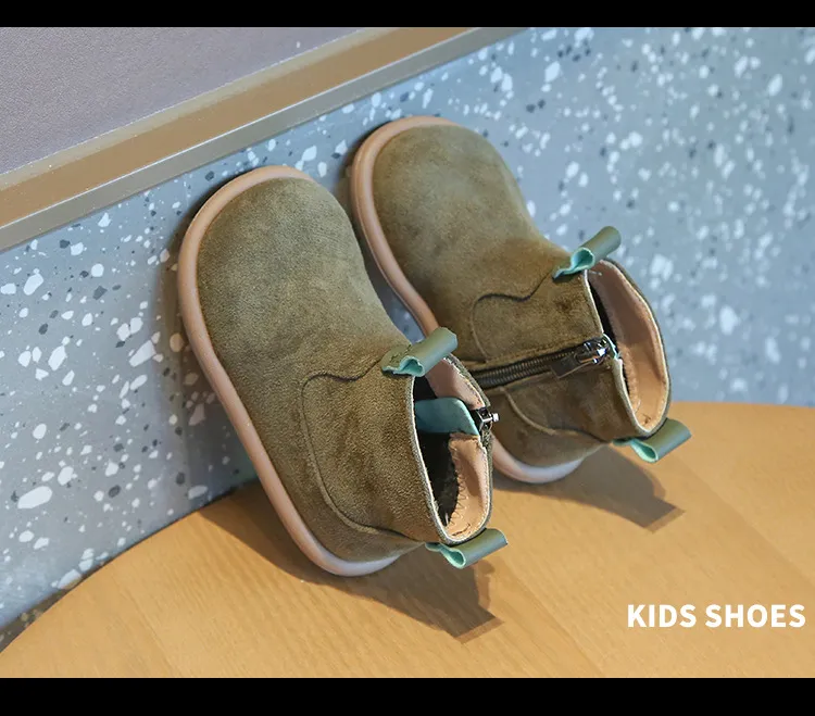 Herbst Winter Baby Jungen Mädchen Oxford Wildleder Kinder Casual Kidsnest Outdoor Anti-rutsch Kleinkind Schuhe Plüsch_voghion.com