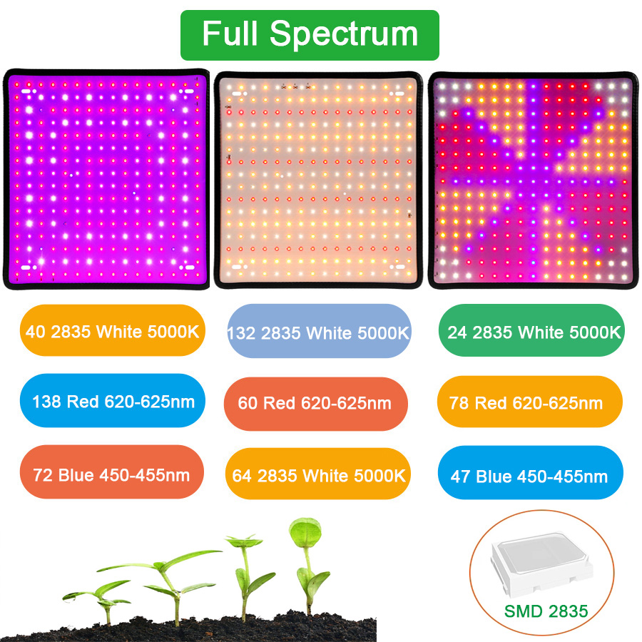 1000W Grow Light Led Full Spectrum Lampe 1500W Led Plant Pære Drivhuse Indendørs Phytolamp Til Planter Voksende Telt US EU UK Plug_voghion.com