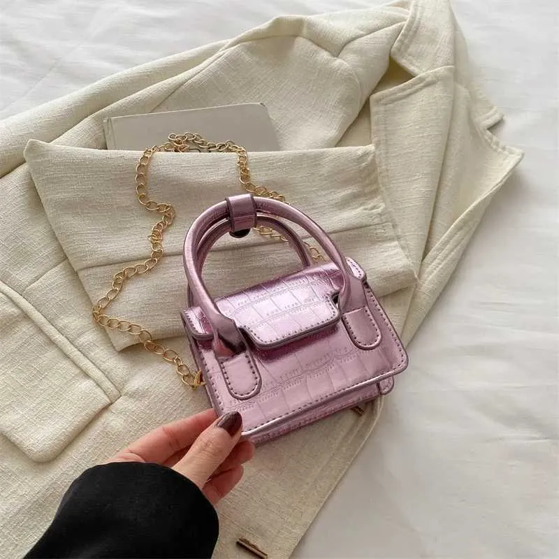 Naiste Mood Mini Crossbody kotid Täiskivist prinditud klapp vabaaja kett-õlakott Naistele Mitmekülgne Square Messenger_voghion.com