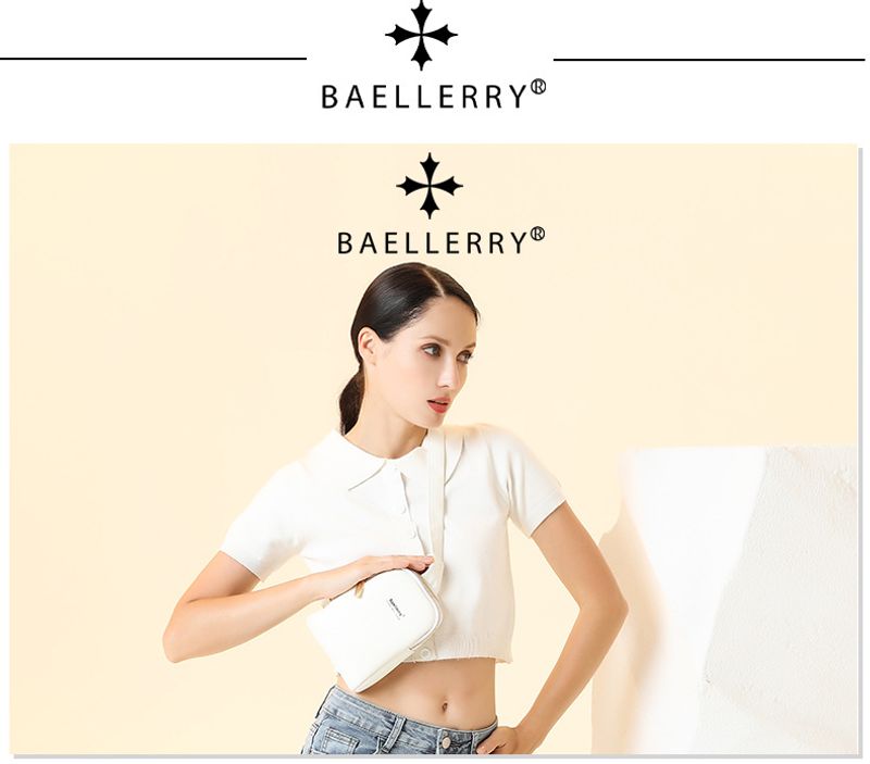 Baellerry nouveau sac messager à double fermeture éclair pour femme de style coréen, sac de téléphone portable simple et polyvalent, vente en gros_voghion.com