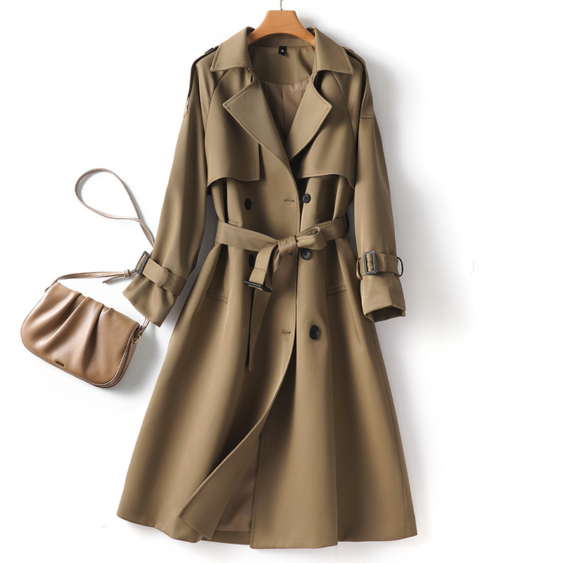 Abbigliamento donna giacca a vento di media lunghezza 2024 primavera nuova giacca a vento a maniche lunghe H10539_voghion.com