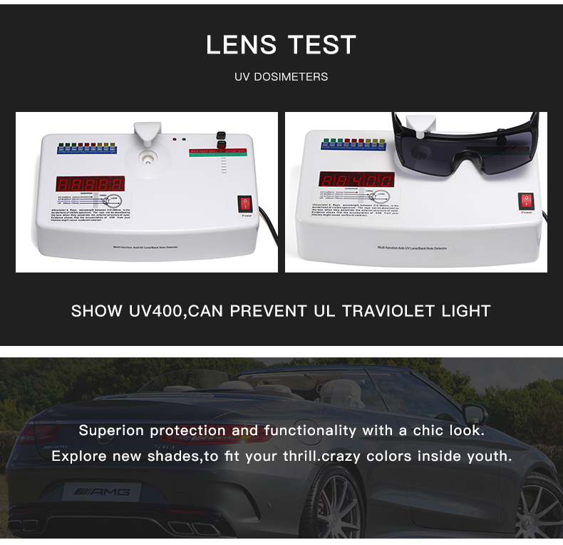 NUOVO MARCHIO Lente verde a specchio Heat Wave Occhiali da sole da uomo Occhiali sportivi Protezione UV400 con custodia_voghion.com