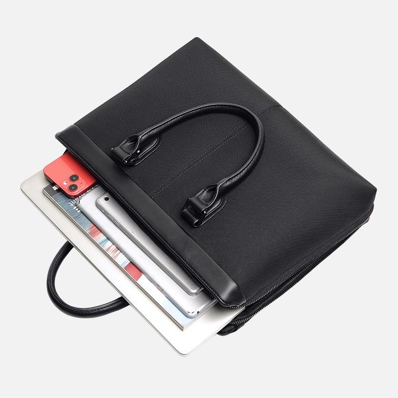 Neue Aktentasche für Herren, Business-Handtasche, Konferenztasche mit großem Fassungsvermögen, wasserdichte Laptoptasche_voghion.com