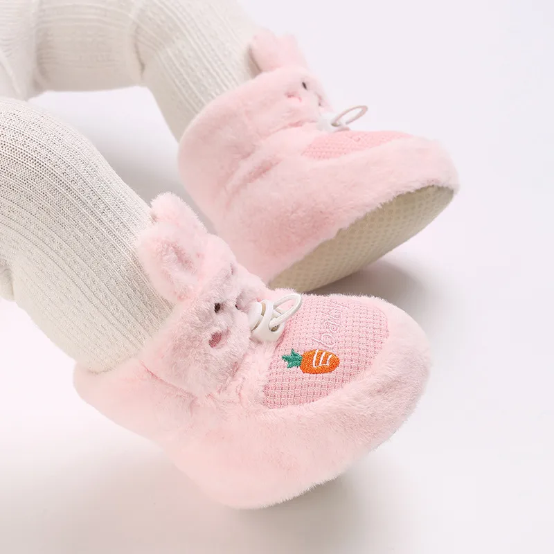 Chaussons bébé doux antidérapants pour l'hiver bottines bébé_voghion.com