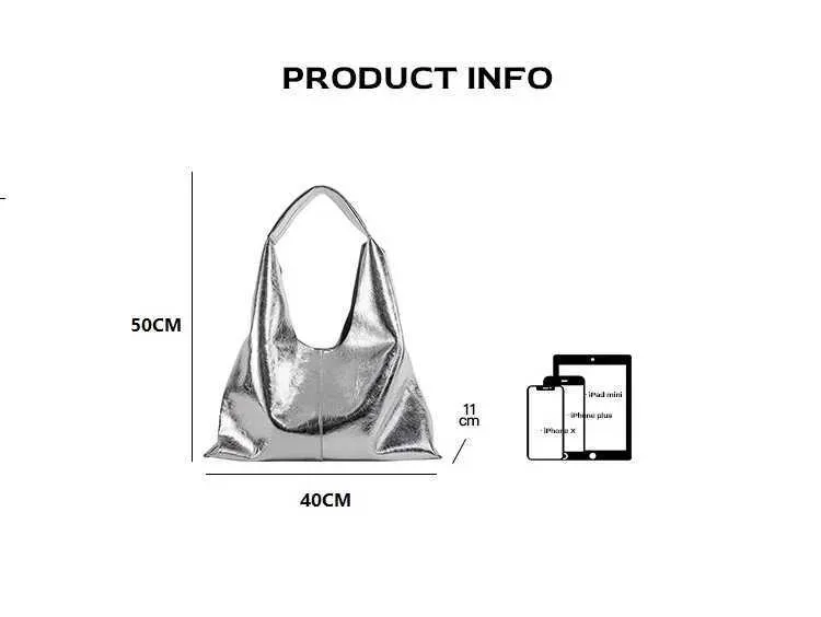 Moud Sier Fraen Schëller Grouss Mark Design Damen Hobos Handtaschen PU Lieder Grouss Totes Pendelen weiblech Achselhöhlebeutel_voghion.com