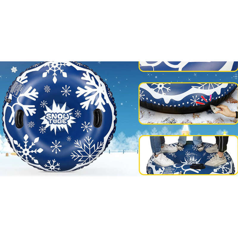 Direct Circle Adult Winter Outdoor Toy PVC Single Inflatable Skiing Tire_voghion.com