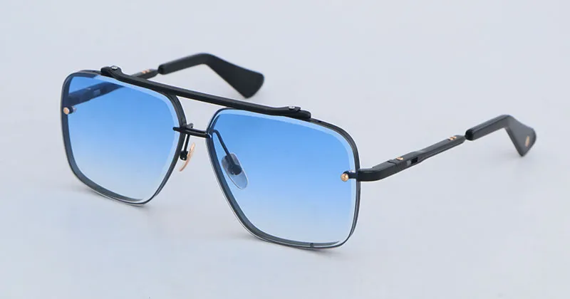 Modedesigner SIX Metall-Sonnenbrillen für Männer Große quadratische Gläser Vintage Herren Damen Klassische Promi-Stil Brillen_voghion.com