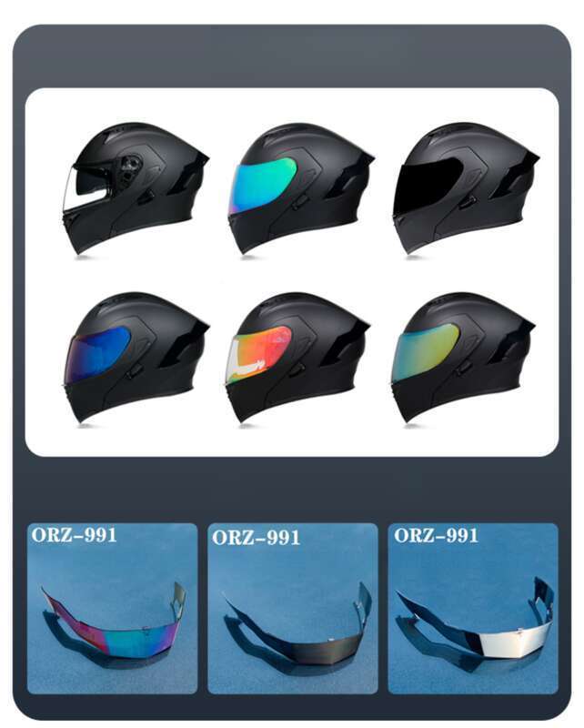 Orz mootorratta meeste ja naiste katmata kiiver, kahe peegliga talvine sabatiib, pooltäiskattega, aastaringne_voghion.com