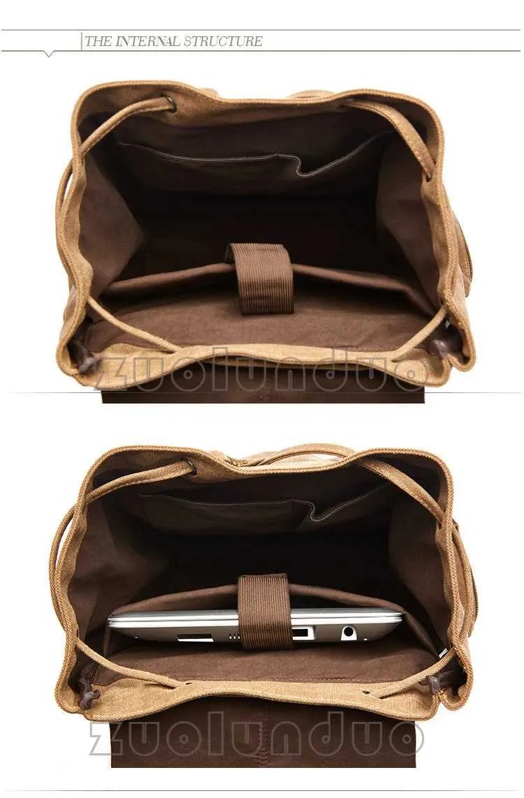 Vintage lõuendiga sülearvuti seljakott meestele Mochila Feminina mood vargusvastane naiste reisiseljakott kooli seljakott C241031_voghion.com