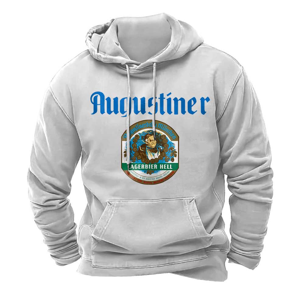 Maglione con cappuccio da uomo con cordino tascabile_voghion.com