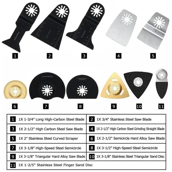 Jeu de lames de scie universelles pour outils de menuiserie_voghion.com