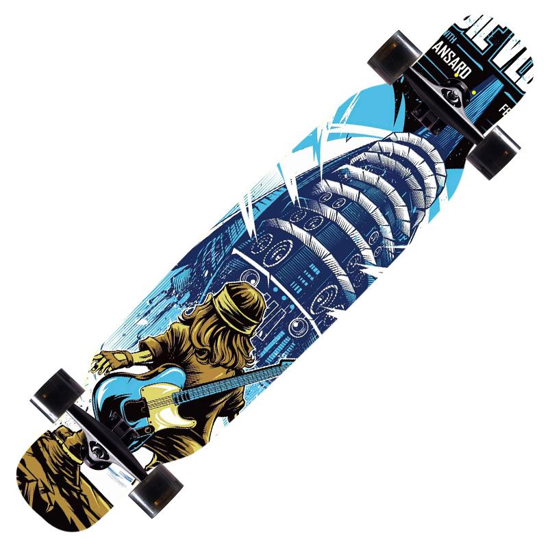 42" Longroad Cruiser Allrad Skateboard Tanzboard_voghion.com
