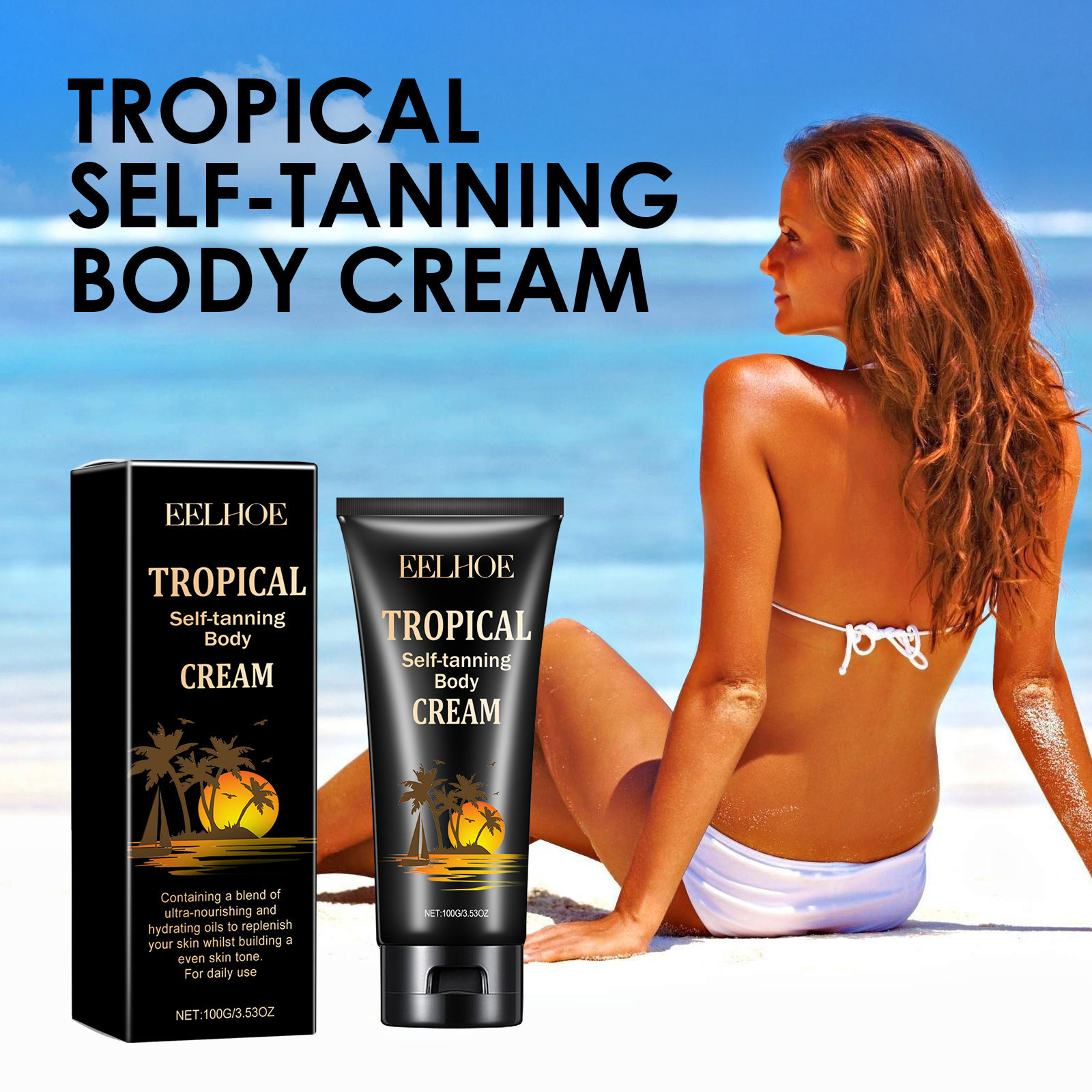 2024 the most popular Skin Natural Wheat Tone Beauty Moisturizing and Sunlight Helping Black Care Cream_voghion.com