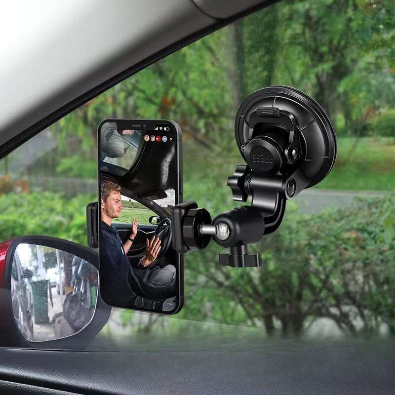 Automobilyje montuojamas fotografavimo mobiliojo telefono navigacijos laikiklis, siurbtukas, fiksuotas laikiklis automobilyje, skirtas asmenukių tiesioginiam vaizdo įrašymo asmenukėms_voghion.com