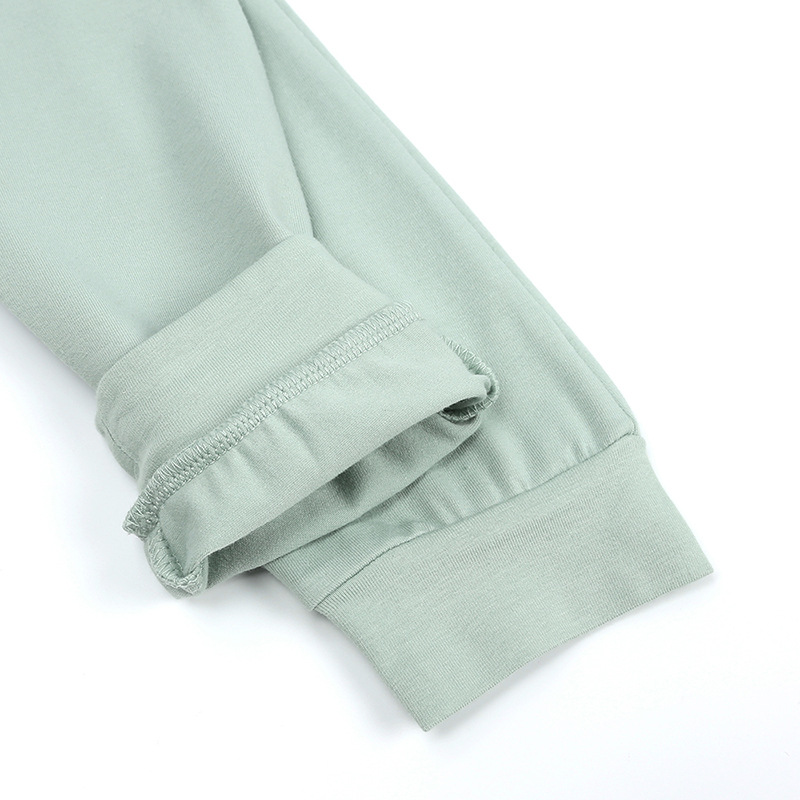 Mother&Kids Children's suit hooded short-sleeved hoodie trousers two-piece children's suit_voghion.com