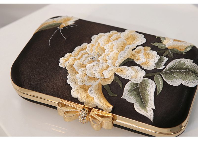Nouveau dîner brodé style chinois cheongsam avec robe de soirée pour femme papillon wer pochette drapeau_voghion.com