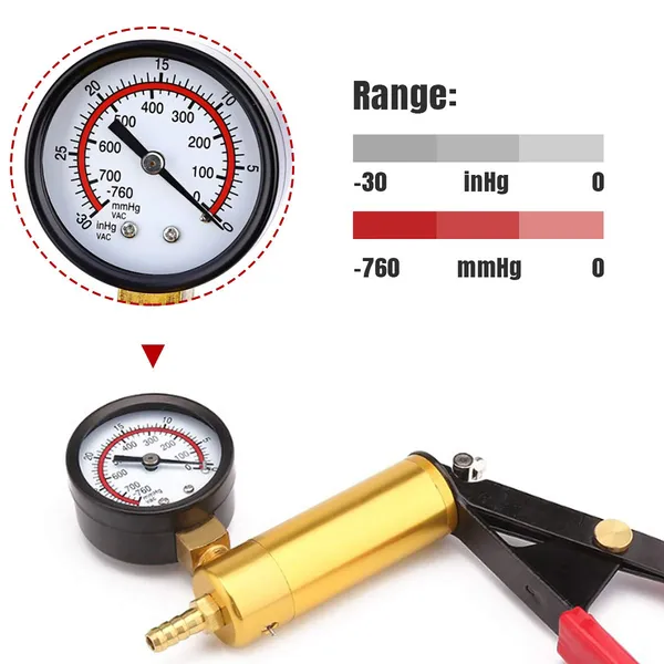 Kit de purge de frein avec pompe à vide pour système de freinage_voghion.com