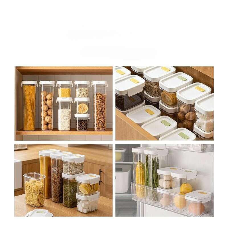 【 9298 Clientes que Regresan 】 Frasco Sellado, Cocina Doméstica de Grado Alimenticio, Frasco para Granos y Granos Varios,_voghion.com