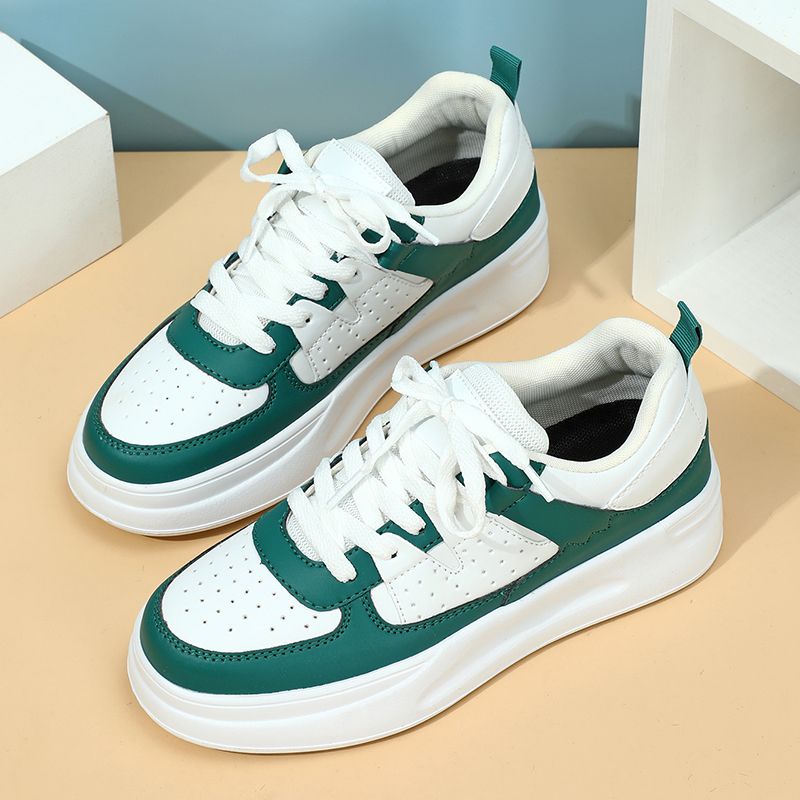 Dikke zool skateboard voor koppels, ademend, lichtgewicht, casual, sport, student, outdoor, veelzijdig, trendy, dames_voghion.com