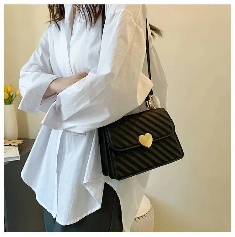 Doorgestikte schoudertas voor dames, elegante geplooide handtas_voghion.com