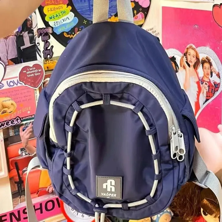 Miyagawa Funny Small Schoolbag Chic Kawaii Campus Lightweight and Water Proof Backpack Fashion Japanese Backpacks 240731_voghion.com