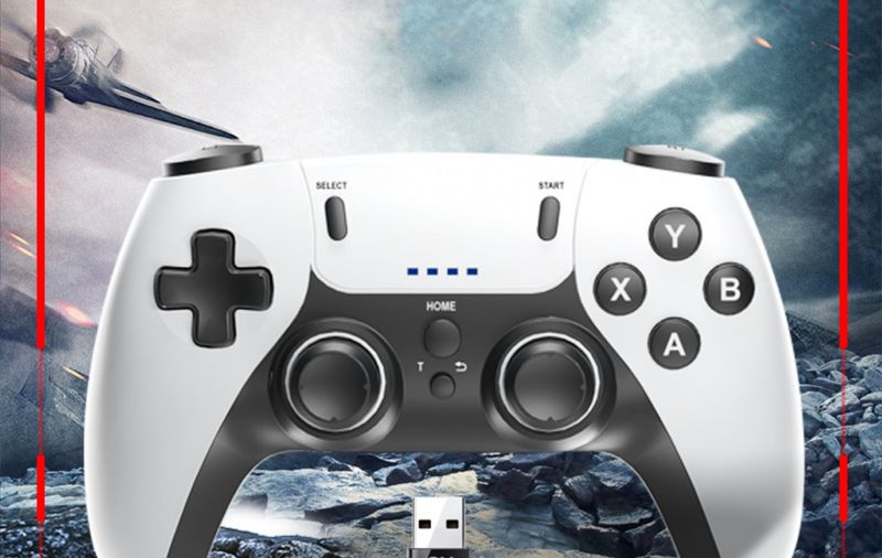 079D ​​Wireless 2.4G Triple Handle XINPUT Mode Computer Mobile TV Cloud Game Box_voghion.com