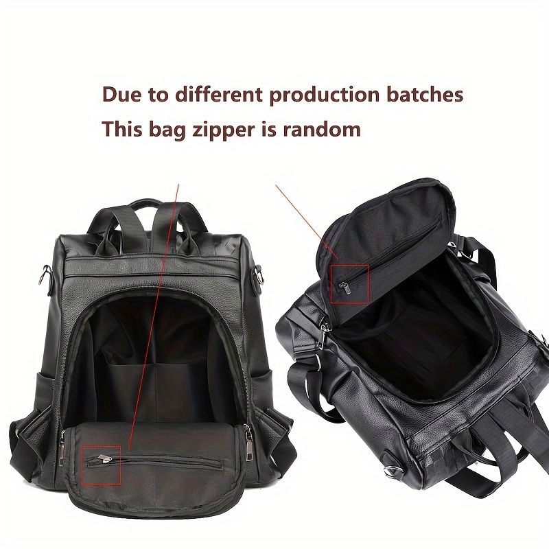 Modische, wasserdichte und diebstahlsichere Geldbörse, modische Schultasche mit großem Fassungsvermögen, Freizeit-Reiserucksack für Damen_voghion.com