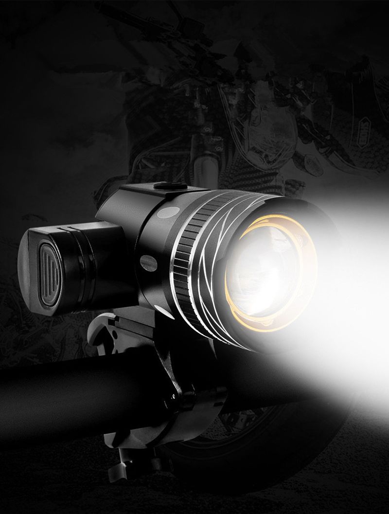 High Brigness T6USB Charging Strong Lig For Bicycle Headligs, Nig Riding Mountain Ligs, Variable Focus_voghion.com