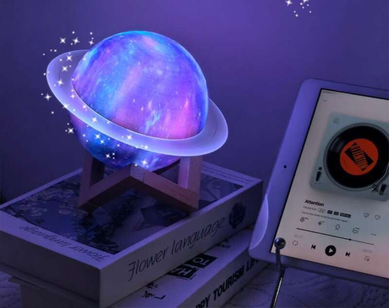 【Mestselgende 85 000 stykker av Baibu-merket】 Qilian MY10 Starry Sky Bluetooth-høyttaler skrivebordsdekorasjon soveromsplanet_voghion.com