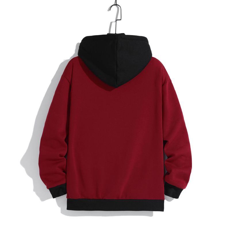 Neue modische Kapuzenpullo für Herren im Frühling und Herbst, westlichter Freizeitsport, altersreduzierender_voghion.com
