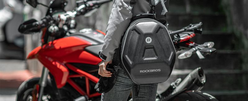 ROCKBROS Heck Motorrad Sitztasche Wasserdicht Mit Regenschutz Rucksack_voghion.com