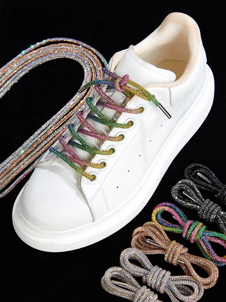 1 STÜCKE Runde Schnürsenkel Regenbogen Dia Schnürsenkel Schnürsenkel Kordelzug DIY Hose Hoodie Kleid Gürtel Zubehör 220718_voghion.com