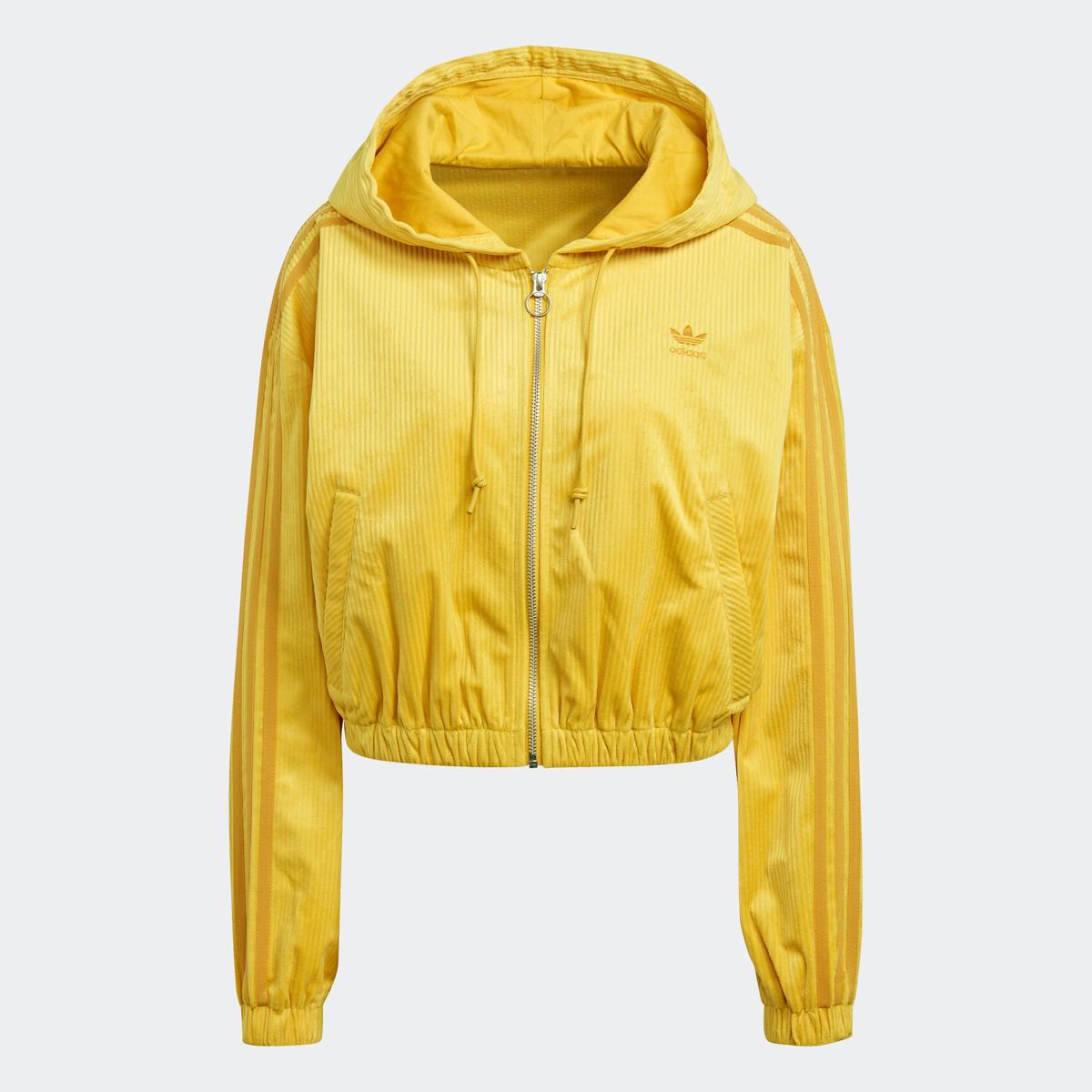 Veste coupe-vent décontractée à capuche pour femme Adidasclover