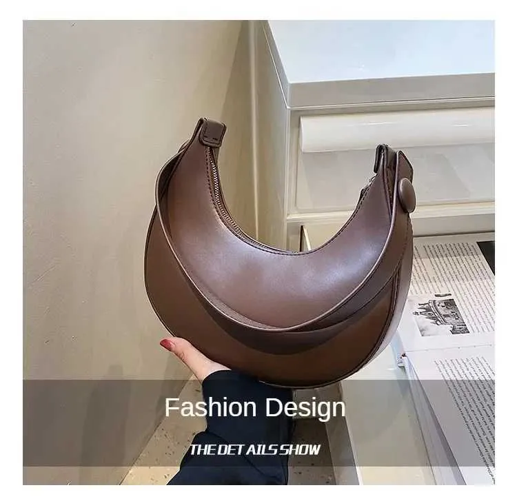 Fashion Armpit Bags For Women Cute Half Crescent Leather PU Purses And Handbags Designer Shoulder Bag Small Hand_voghion.com