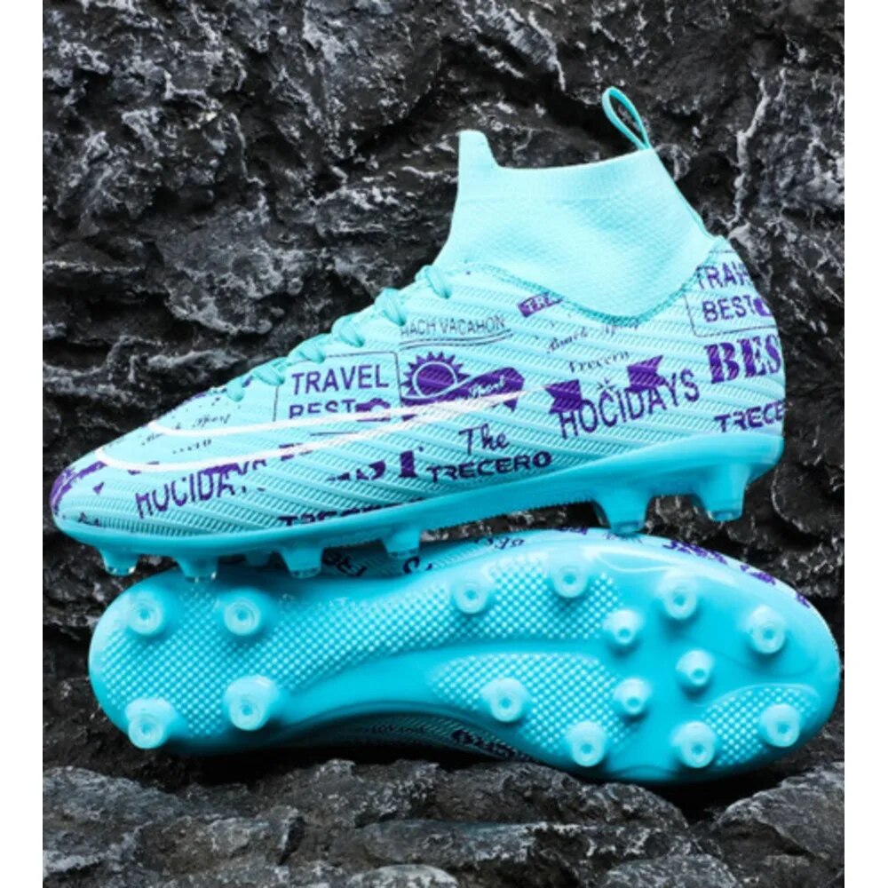 Men Soccer Shoes Outdoor Non-Slip AG/TF Football Boots Male Teenagers Adult Cleats Boys Breathable Comfortable Match_voghion.com