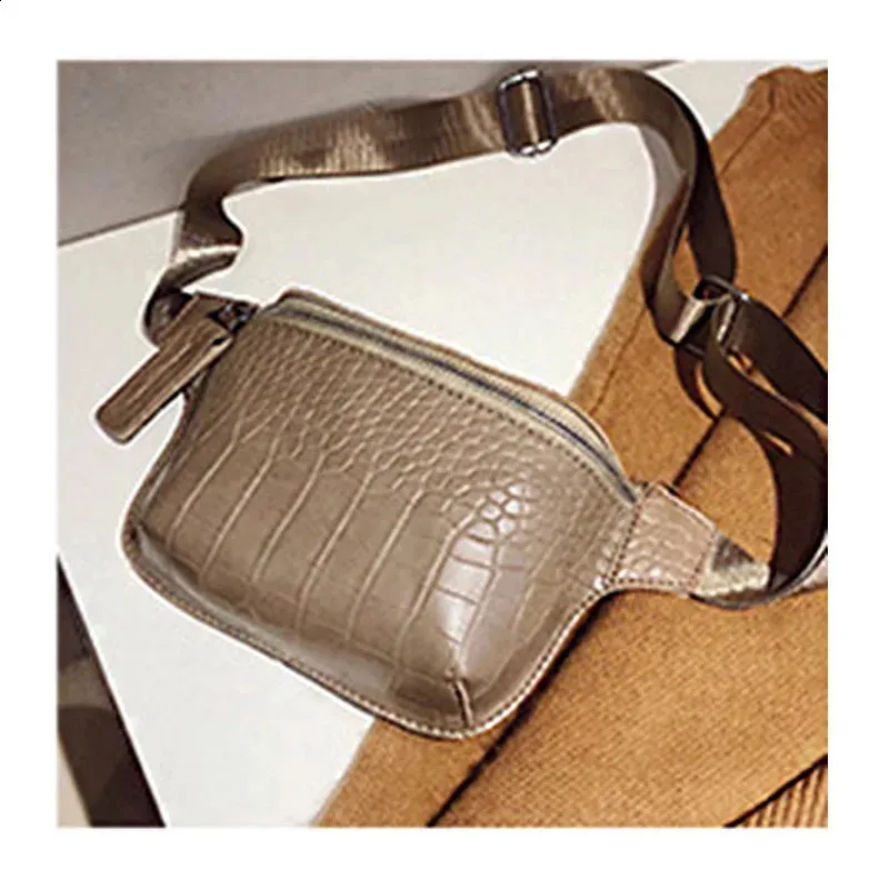 Leder Brusttasche Fanny Frauen Tasche Kleine Bum Taille Gürteltaschen Casual Phone Pack Mode Brieftasche c101 240829_voghion.com