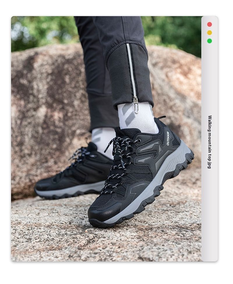 Wanderschuhe für Paare, weiche Unterseite, atmungsaktive Wanderschuhe, Cross Country, Outdoor, Damen, Übergröße,_voghion.com
