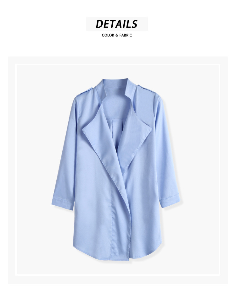 2023 frühling und Herbst Plus Größe frauen Polo Kragen Strickjacke Dünne Temperament Lange Hülse frauen Windjacke Mantel_voghion.com
