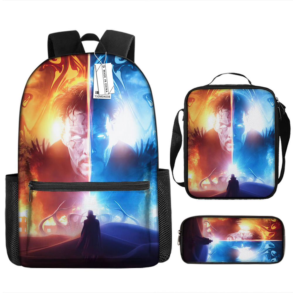 Hero Kids Backpack Large Capacity School Bag Unisex_voghion.com
