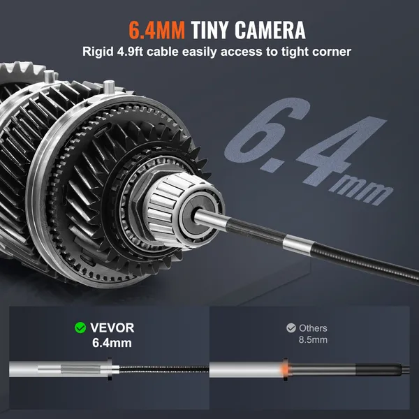Caméra d'inspection articulée avec écran ips et éclairage led_voghion.com