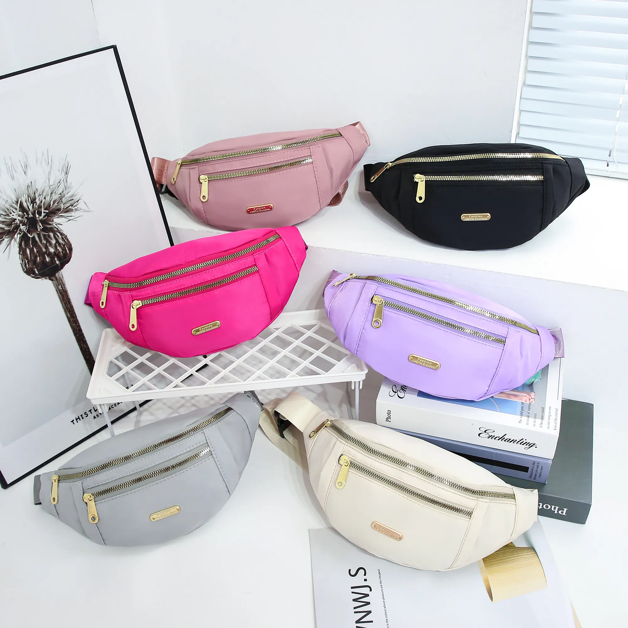 3/2/1 pz Marsupio Borsa a tracolla per donna Ovunque Marsupio con 3 tasche Marsupio_voghion.com