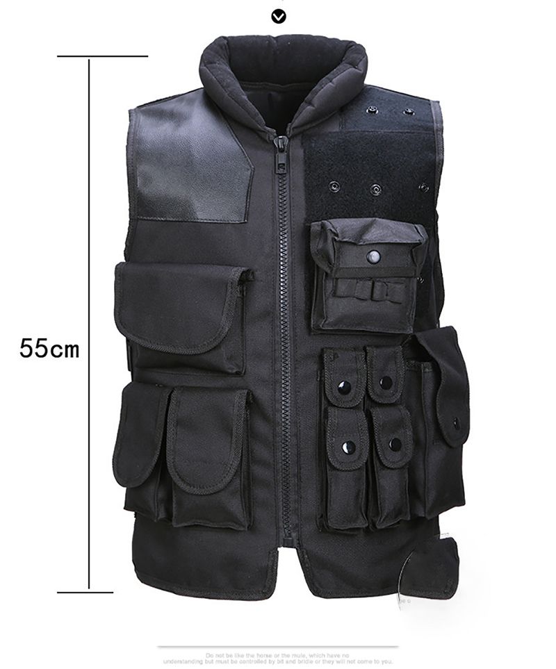 Entrenamiento militar al aire libre CS Multi-bolsillo táctico Molle Airsof Comba Armor Hombres Huning Painball Seguridad policial_voghion.com