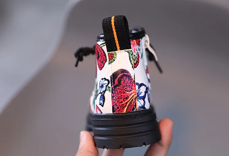 Toddler Kids Girls Boys Wer Print Boots Baby Soft Bottom Boot Children Littlesprouts Autumn Winter Fashion Shoes 1-6_voghion.com